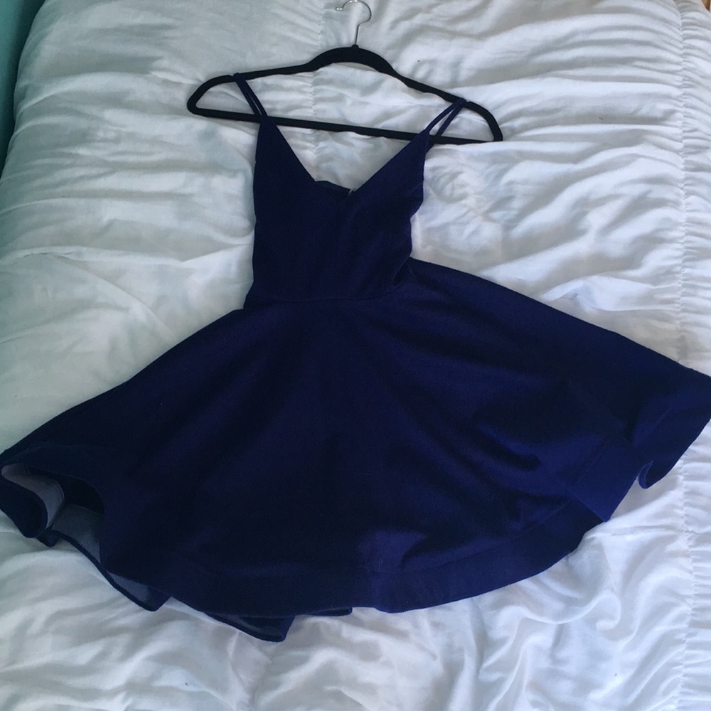 blue windsor dress